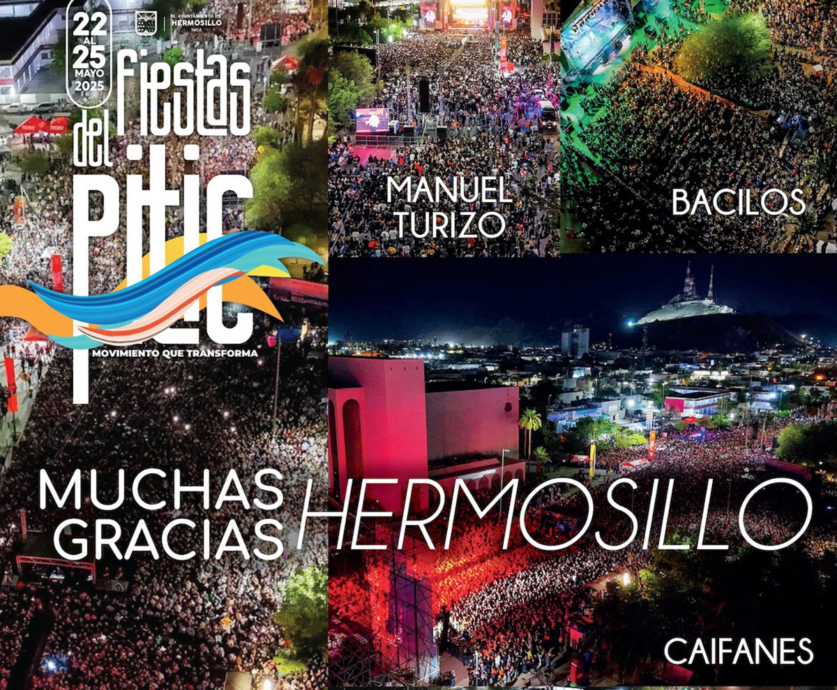 Históricas Fiestas del Pitic 2025, seguras, limpias y con récord de 283 mil personas: Toño Astiazarán