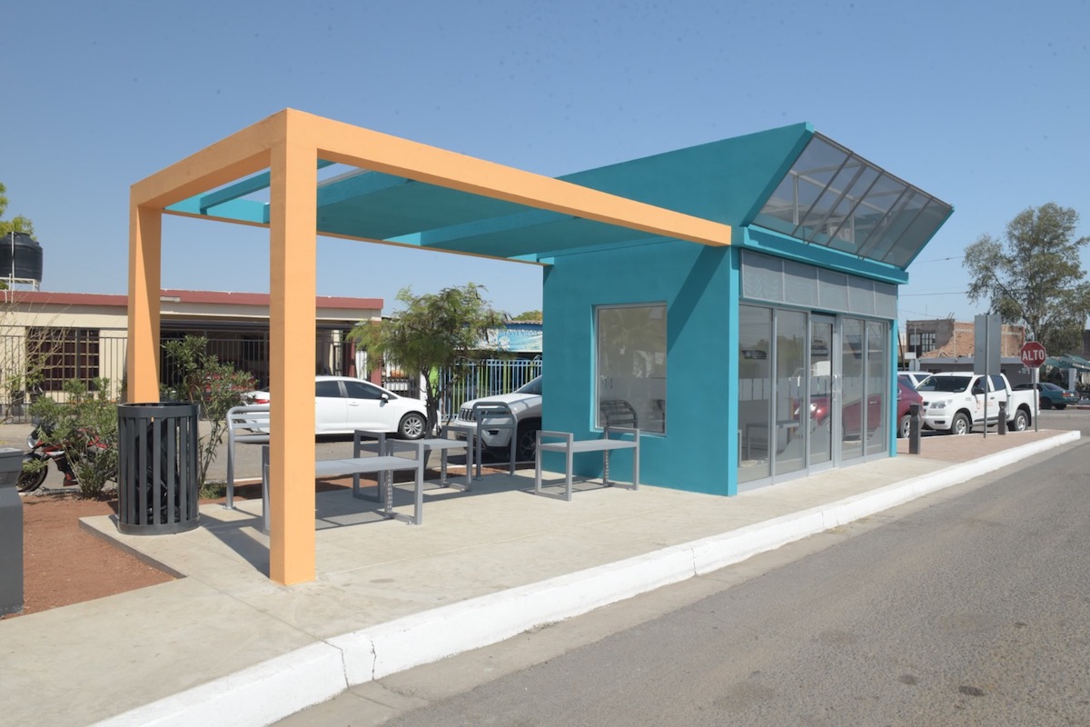 Apertura Gobierno de Hermosillo las primeras tres paradas de camión refrigeradas con videovigilancia
