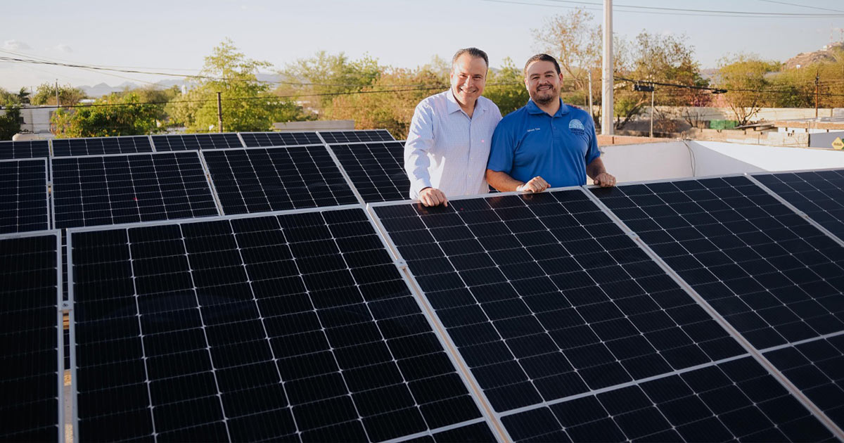 Destaca Toño Astiazarán ahorro de 83% en recibo de luz en centro CIDA con programa Peso Solar