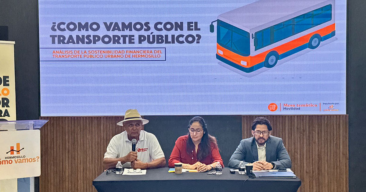 Analizan retos financieros y operativos del sistema urbano de transporte público
