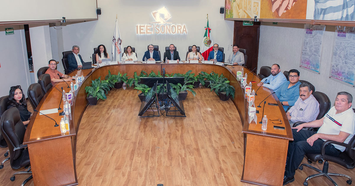 Aprueba IEE Sonora ejecución de sanciones económicas a partidos políticos por irregularidades en sus informes de ingresos y gastos