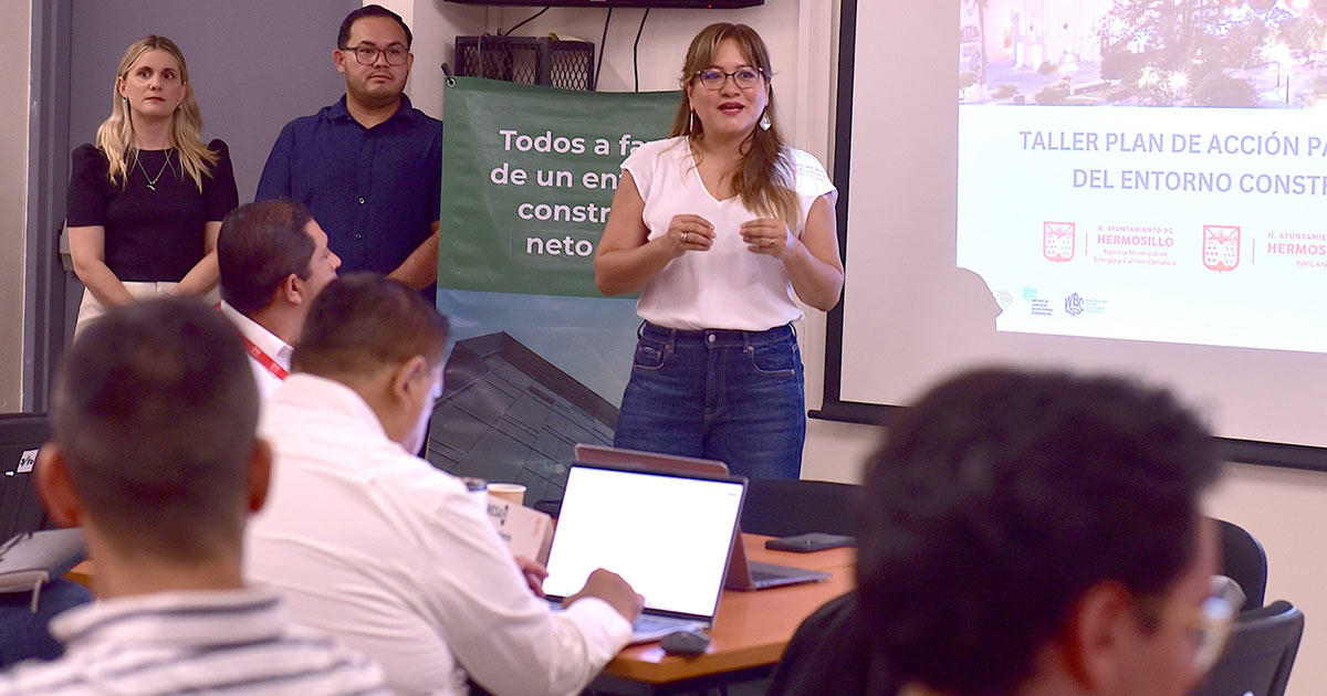 Participa Gobierno de Hermosillo en taller a favor de acciones para combatir el cambio climático