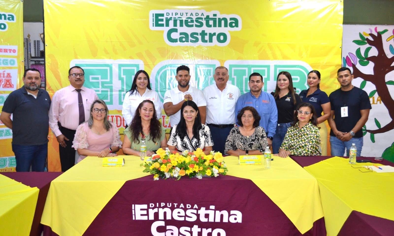 Diputada Ernestina Castro arranca segunda edición de El Club «Unidos por la Paz y la Prevención»