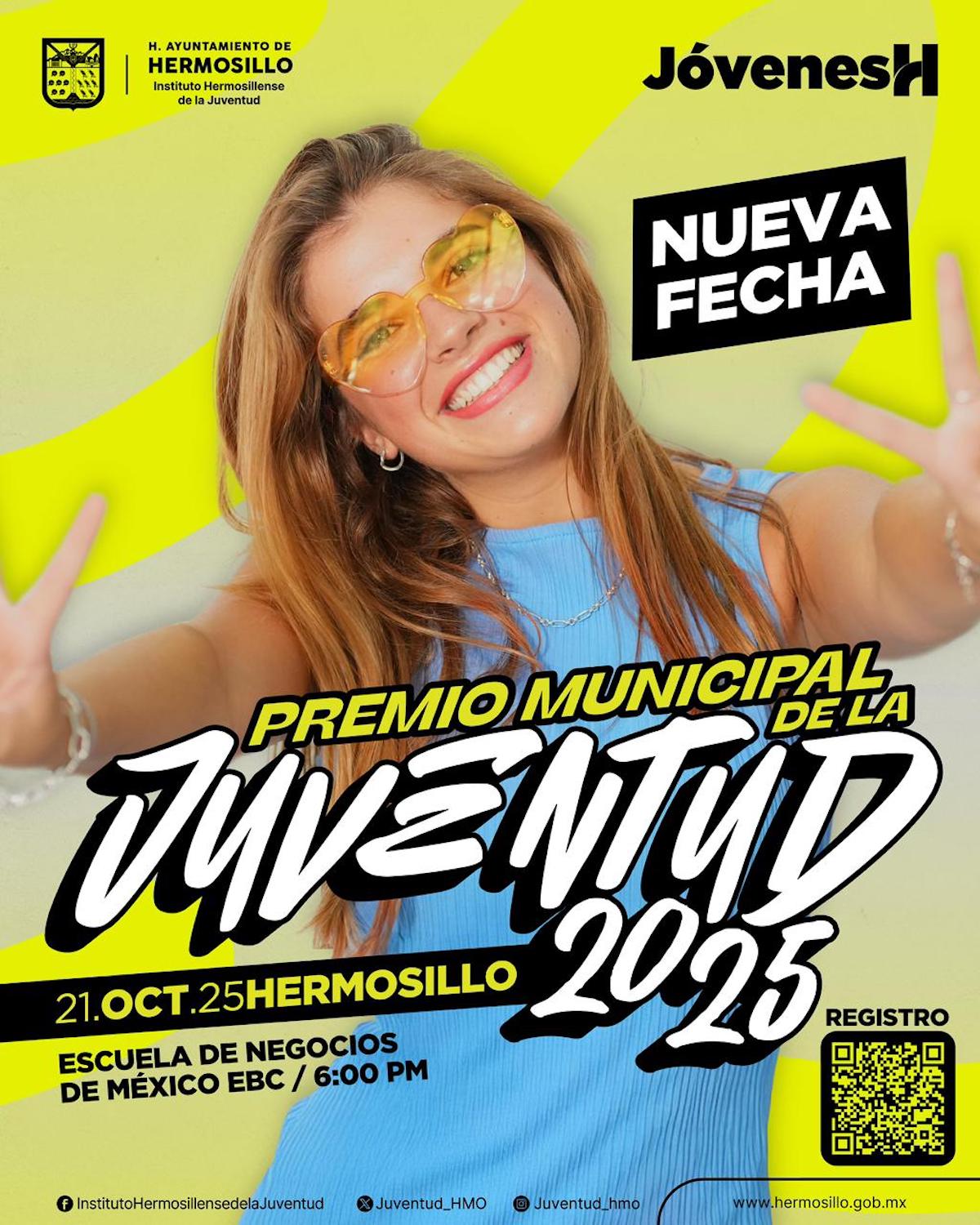 Cerrará el 28 de septiembre convocatoria para Premio Municipal de la Juventud 2025