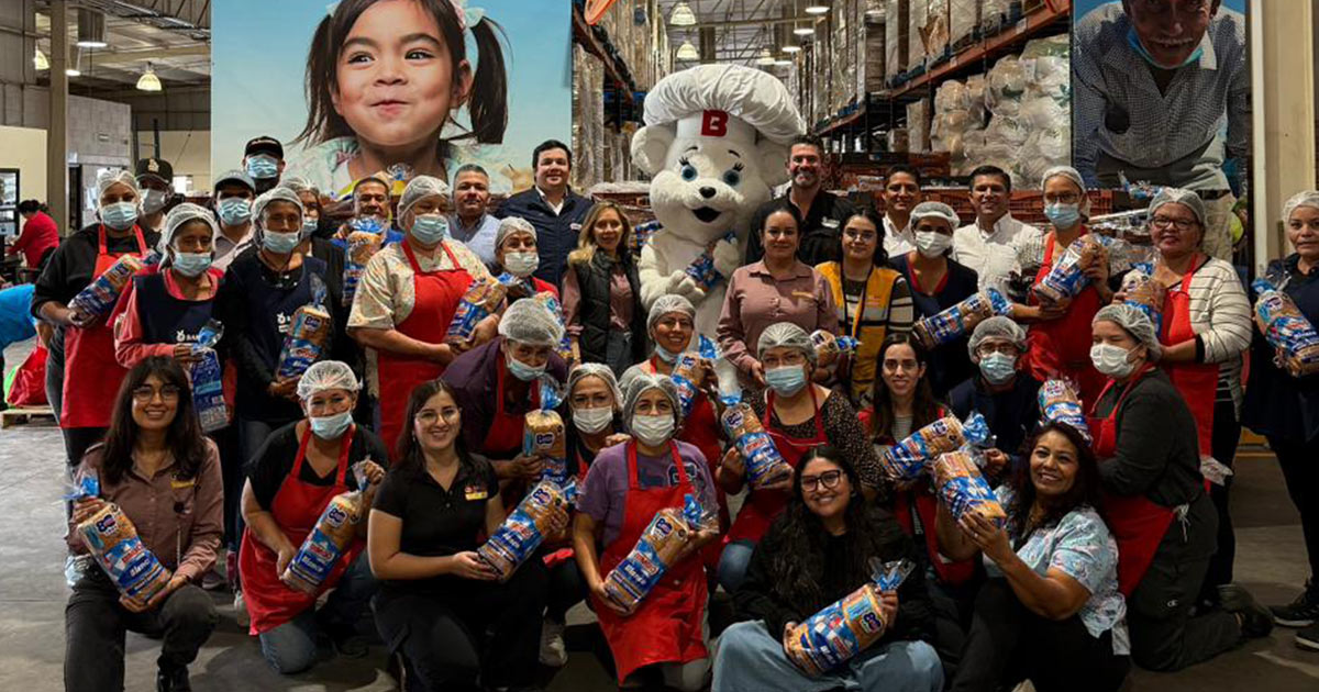 Banco de Alimentos de Hermosillo recibe 50 mil rebanadas de pan donadas por Grupo Bimbo