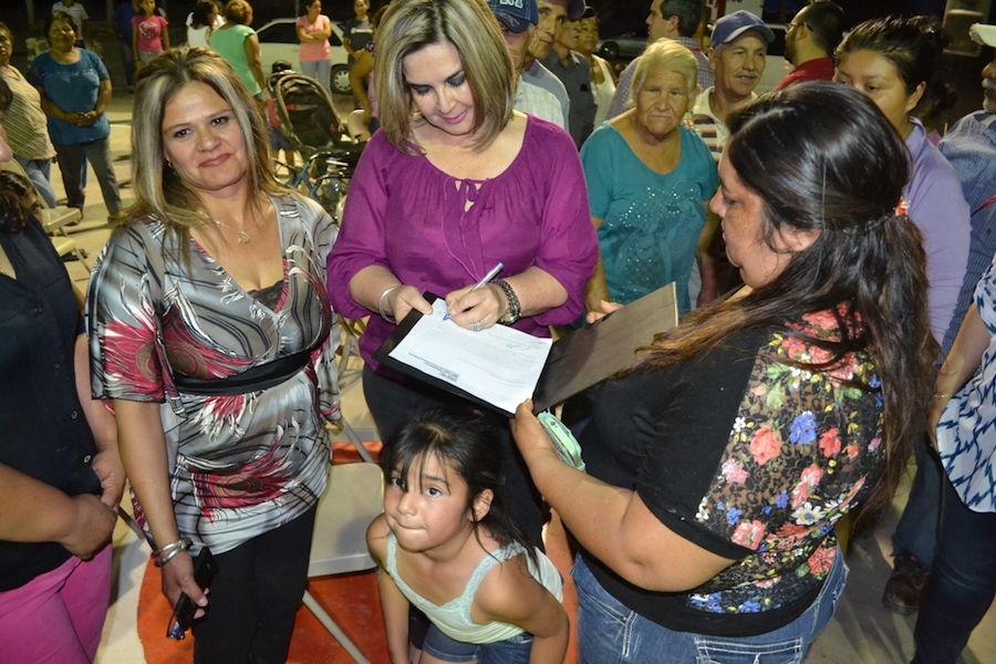 Entrega Karina García obras por 1.3 mdp en ejidos de Caborca Entrega Karina García obras por 1.3 mdp en ejidos de Caborca