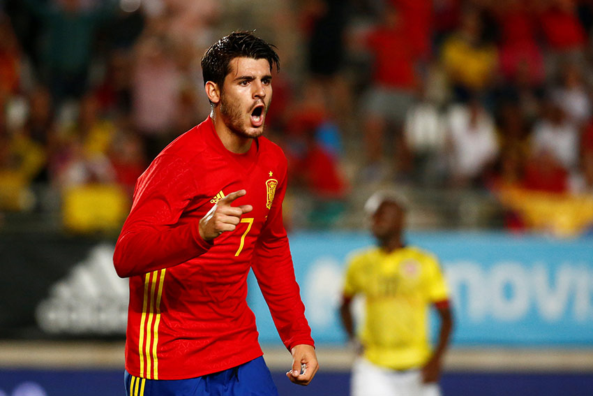 Morata rescata empate agónico para España ante Colombia