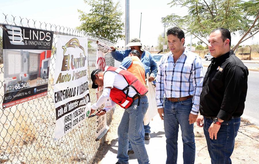 Aplica Inspección y Vigilancia 16 sanciones por colocar publicidad en la vía pública Aplica Inspección y Vigilancia 16 sanciones por colocar publicidad en la vía pública