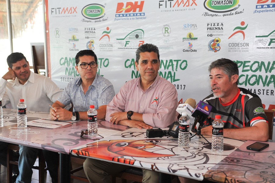 Anuncian Campeonato Nacional Selectivo Máster de Raquetbol