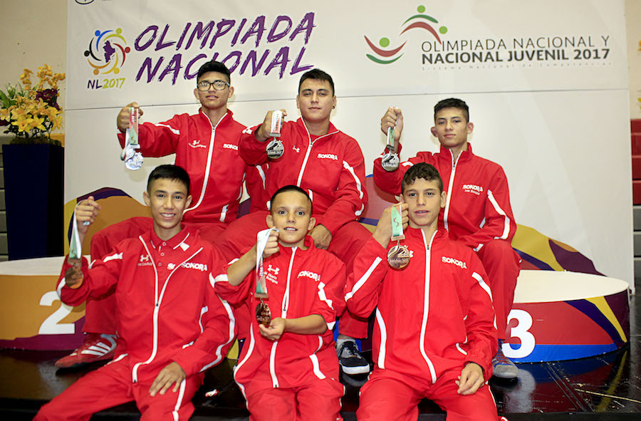 Seis preseas para sonora en el arranque varonil en las luchas Seis preseas para sonora en el arranque varonil en las luchas