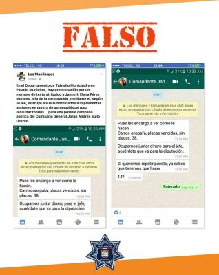 Falso lo que circula en redes sociales, en recolectar dinero: Tránsito Municipal