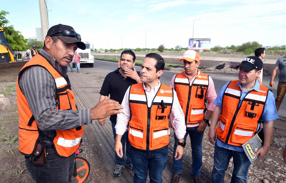 Supervisa Maloro Acosta obras recarpeteo y banquetización Supervisa Maloro Acosta obras recarpeteo y banquetización
