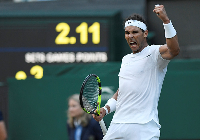 Rafael Nadal sigue adelante en Wimbledon sin sobresaltos Rafael Nadal sigue adelante en Wimbledon sin sobresaltos