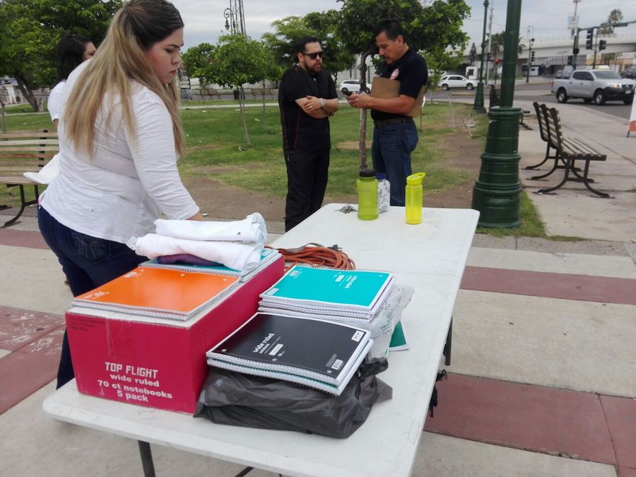Asociación Amigos Unidos recolecta útiles escolares