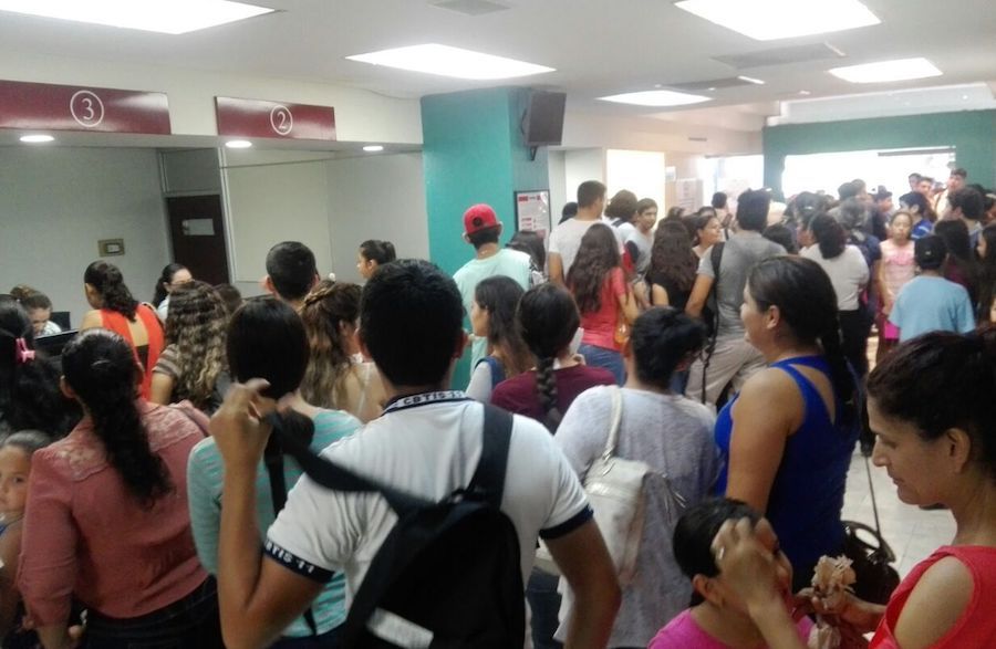 Estudiantes renuevan creedenciales para obtener pasajes sin costo