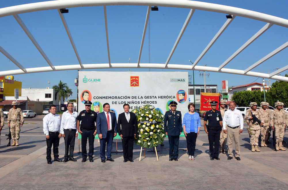 Conmemoran gesta heroica de los Niños Héroes
