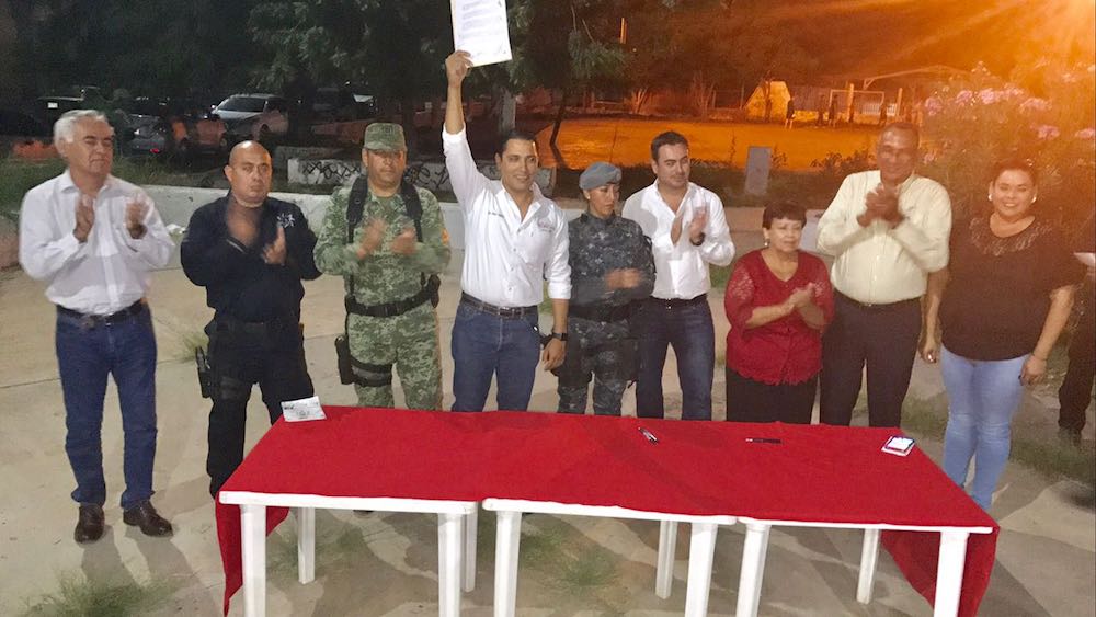 Omar Guillén logra acuerdo por la seguridad de familias cajemenses