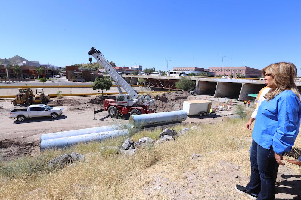 Supervisa Gobernadora Pavlovich modernización de puente Rosales en Hermosillo Supervisa Gobernadora Pavlovich modernización de puente Rosales en Hermosillo