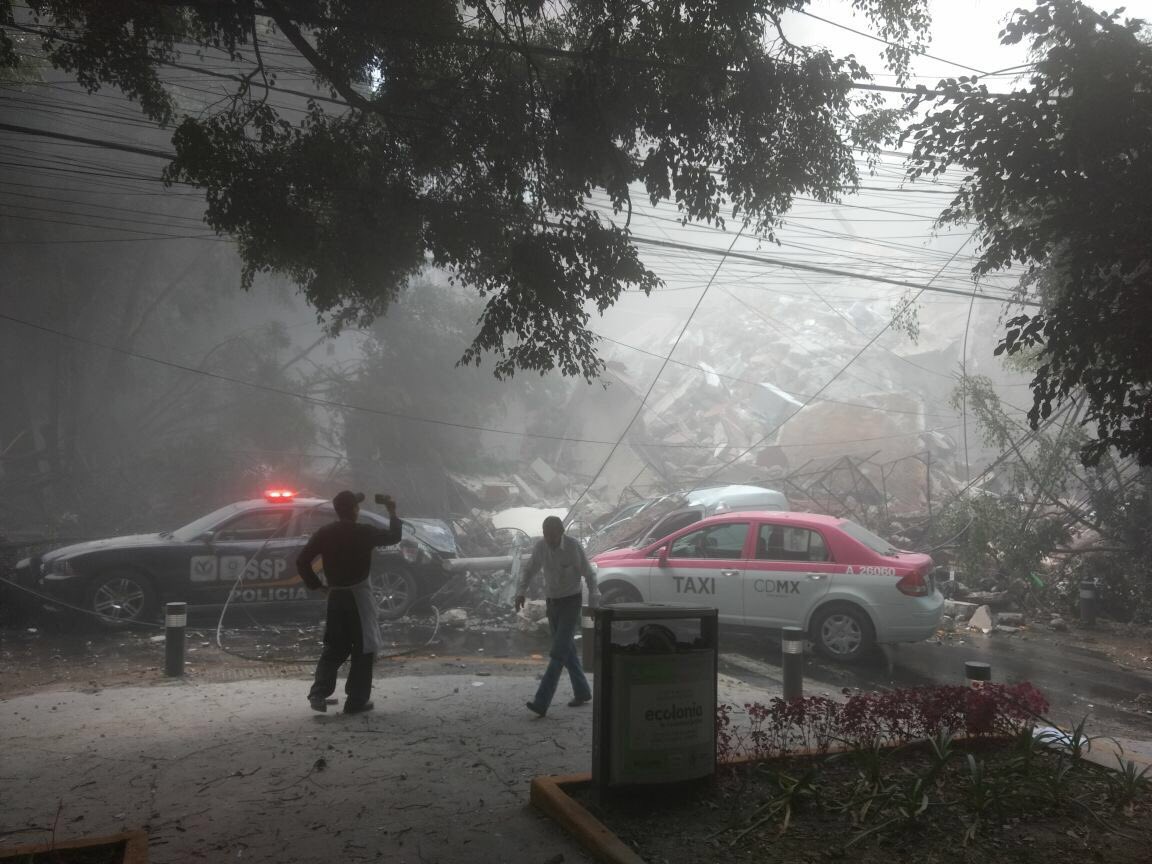 Protección civil ¿buena? Malo, no hay protocolos después del sismo
