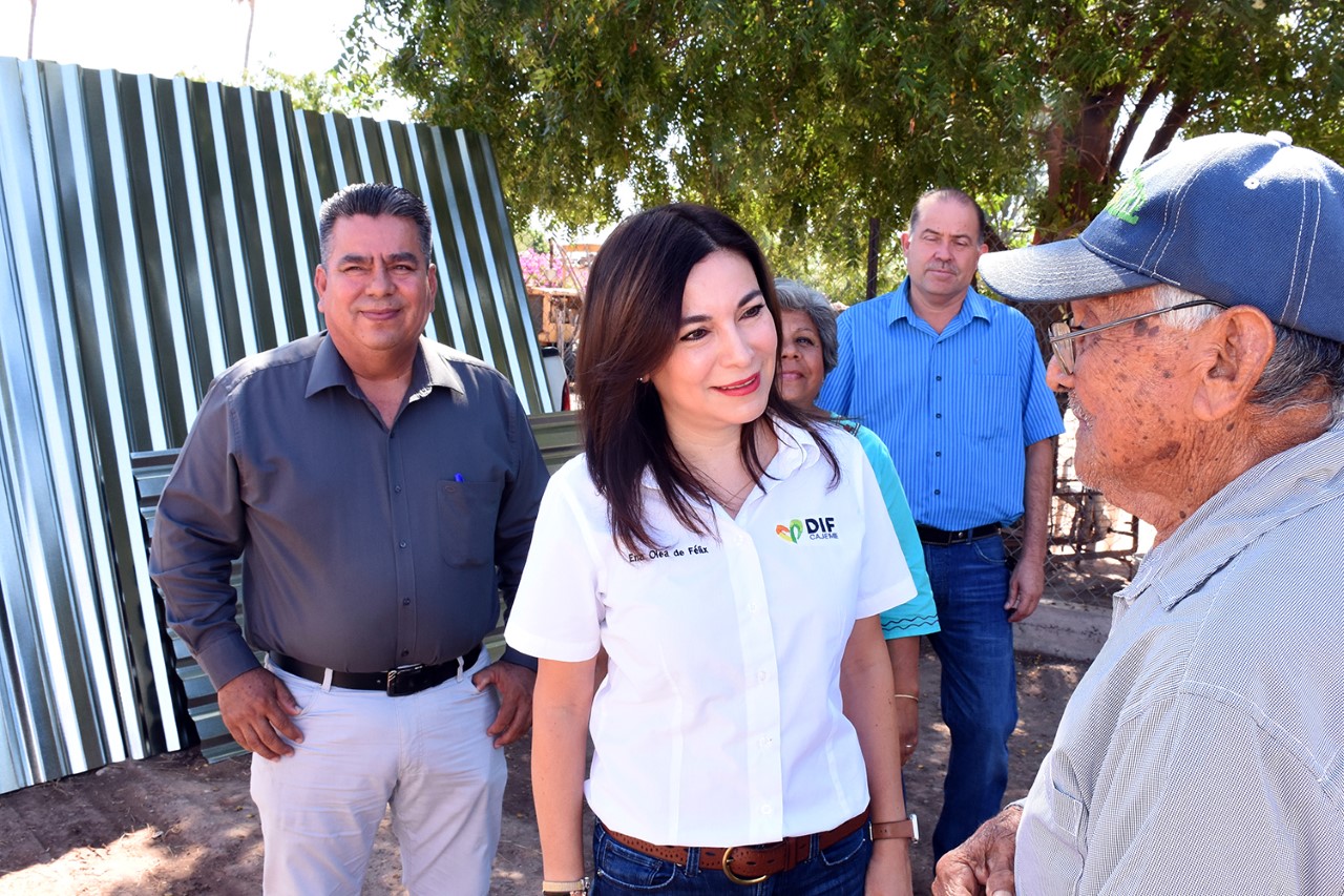 Continúa DIF Cajeme con entrega de apoyos del FONDEN