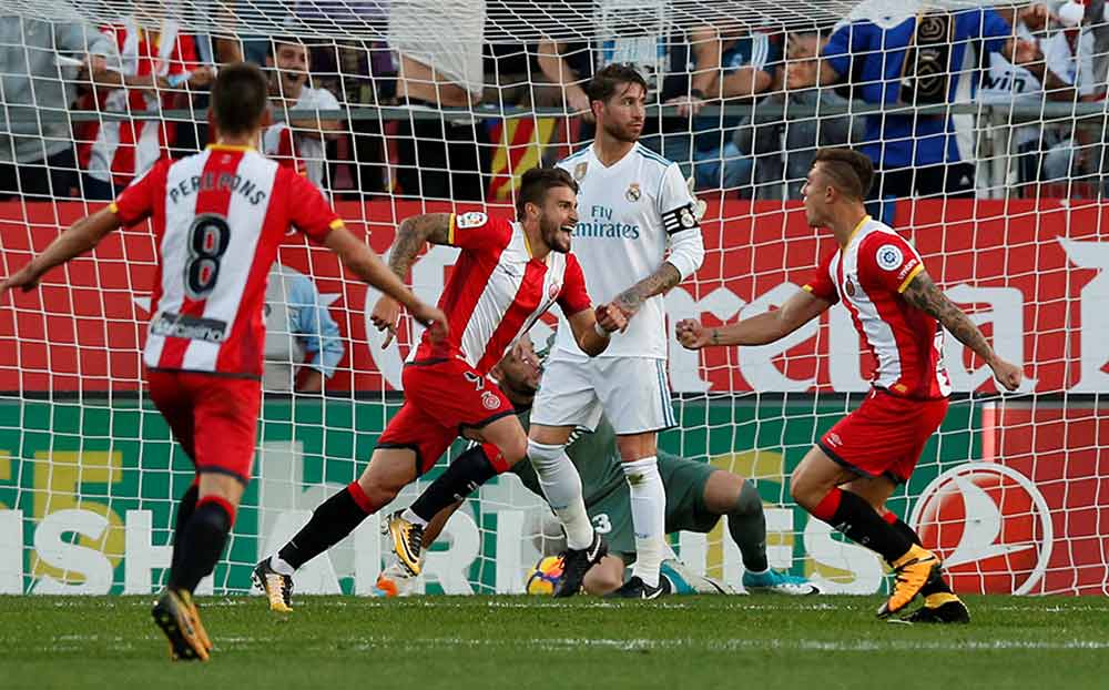 Girona propina sorprendente tropiezo al Real Madrid