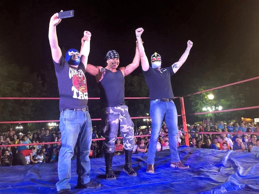 Rinden homenaje a Santo, El Enmascarado de Plata, en Víactiva Rinden homenaje a Santo, El Enmascarado de Plata, en Víactiva