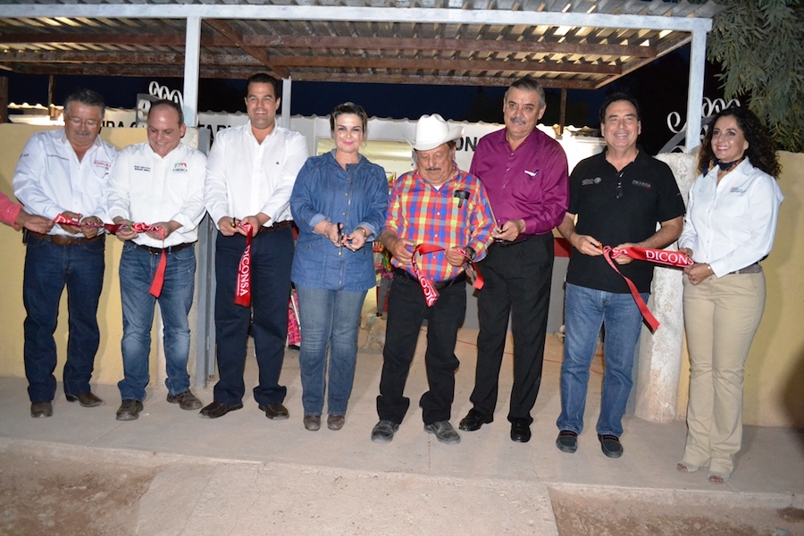 Entregan tienda Diconsa y obra de rehabilitación del pozo en el Ejido Morelos