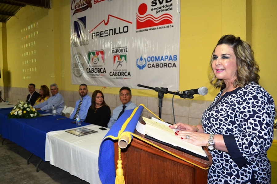 Anuncia Karina García obras de rehabilitación de unidades deportivas Anuncia Karina García obras de rehabilitación de unidades deportivas