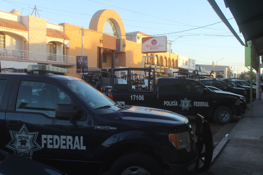 Llegan a Cajeme elementos de las fuerzas federales de la Policía Federal Llegan a Cajeme elementos de las fuerzas federales de la Policía Federal