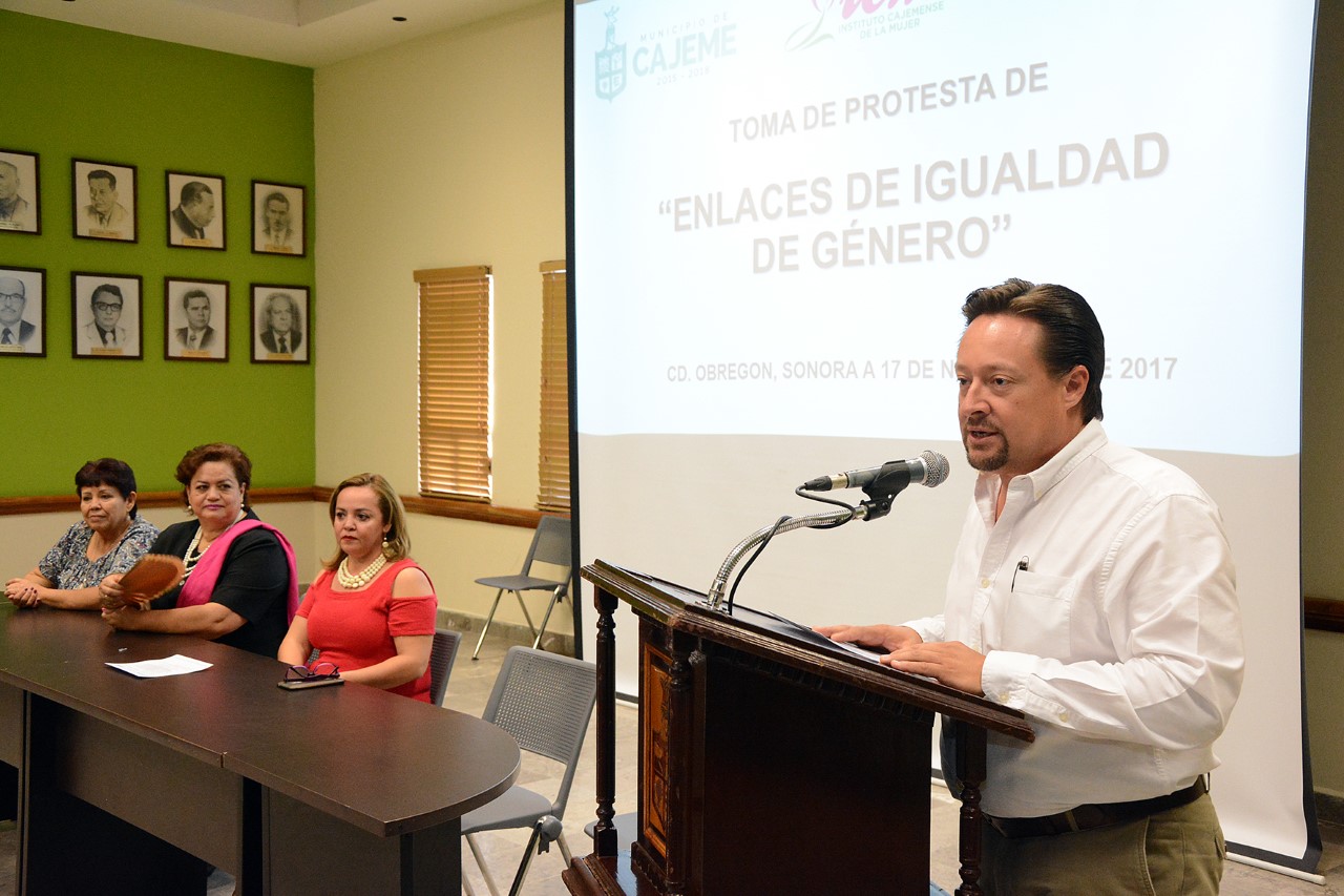 Cajeme es ejemplo estatal al crear enlaces de igualdad de género Cajeme es ejemplo estatal al crear enlaces de igualdad de género