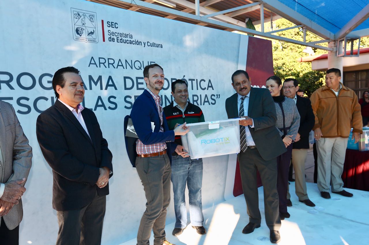 Arranca en Sonora programa piloto de Robótica para alumnos de secundaria