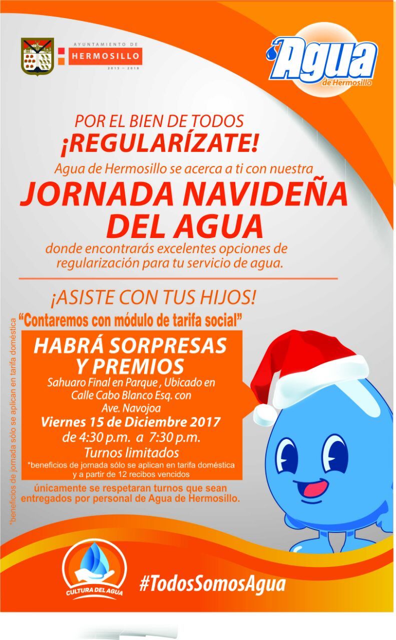 Prevé Aguah jornada Navideña en la colonia Sahuaro Final Prevé Aguah jornada Navideña en la colonia Sahuaro Final