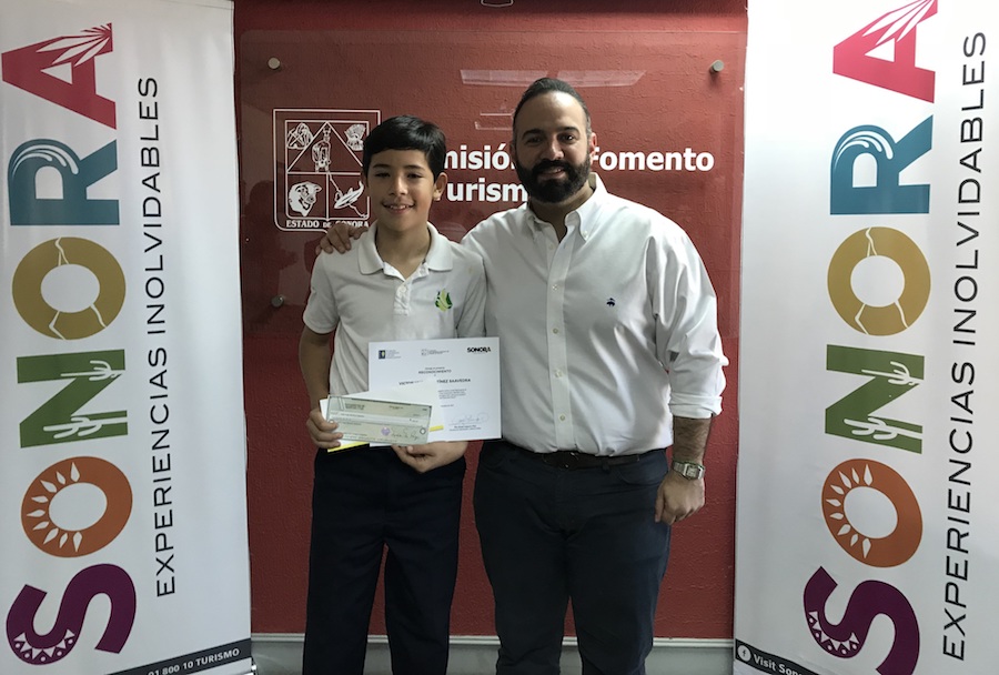 Reconoce COFETUR a estudiante de primaria