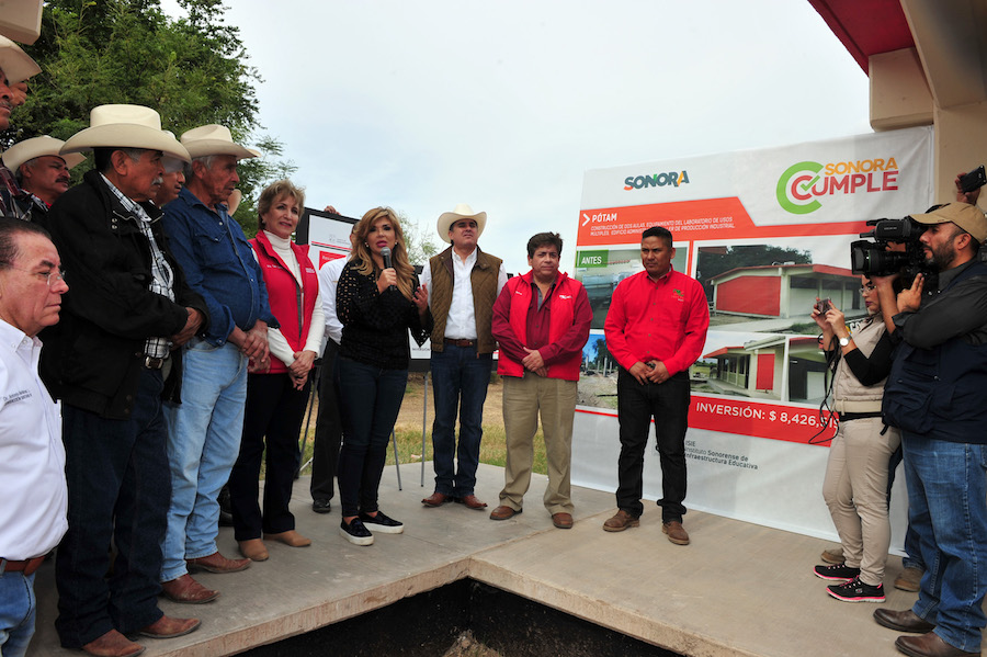 Cumple Gobernadora Pavlovich compromisos con Yaquis