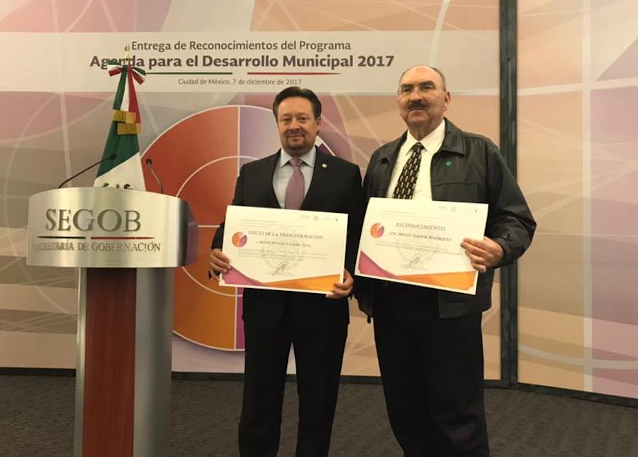 Recibe Cajeme reconocimiento nacional del INAFED