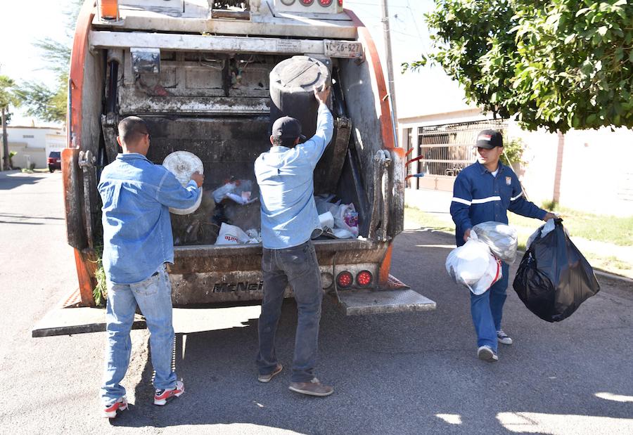 Se suspenderá servicio de recolección de basura el 25 de Diciembre y 01 de Enero