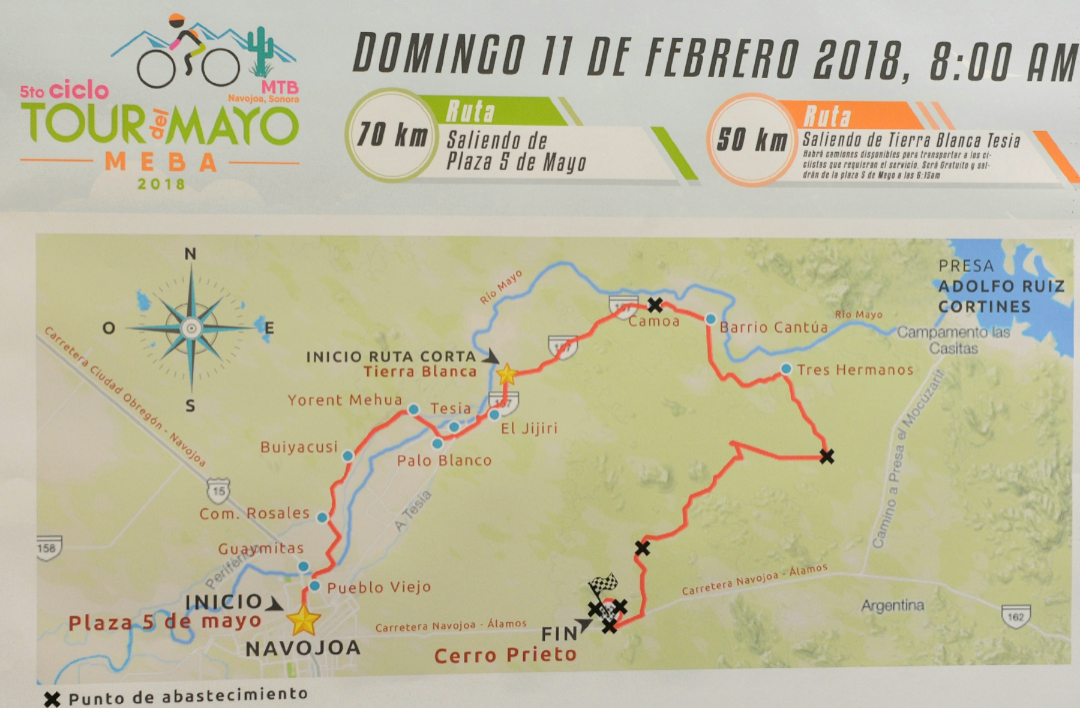 Promueve COFETUR Ciclotour del Mayo MEBA 2018 Promueve COFETUR Ciclotour del Mayo MEBA 2018