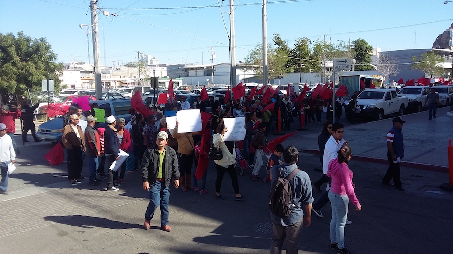 Piden Antorchistas prestación de servicios básicos en colonias de la ciudad
