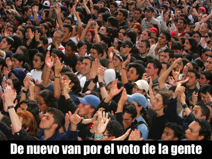 Viene voto pulverizado