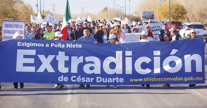 Lástima la marcha de Javier Corral ¿Quién la financia?
