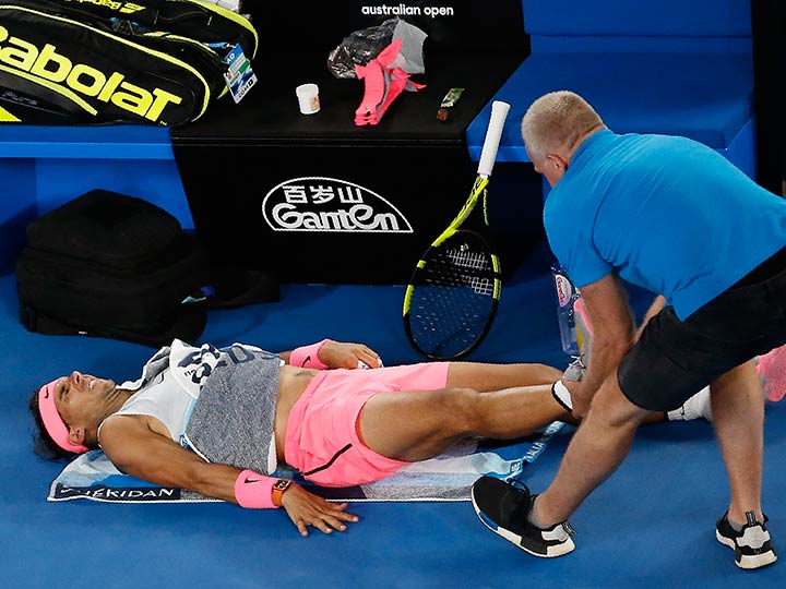 Nadal pasa momentos difíciles; se retira de Australia Nadal pasa momentos difíciles; se retira de Australia