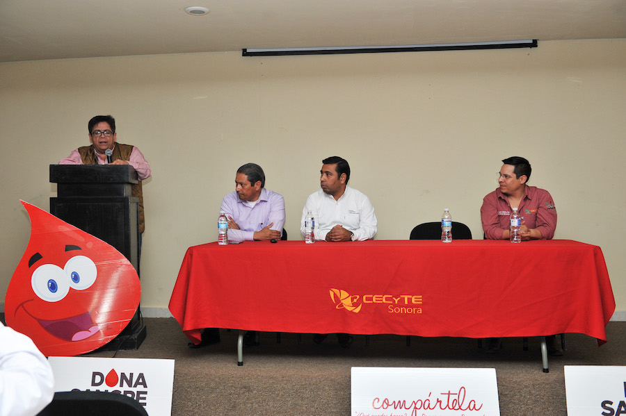 Se une CECyTE Sonora a campaña permanente de Donación Voluntaria de Sangre de la Secretaría de Salud