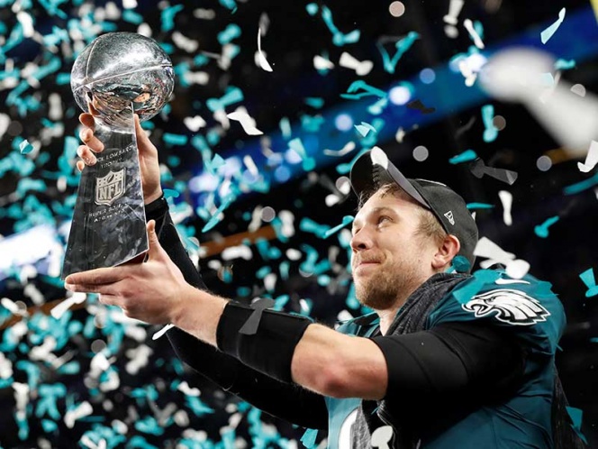Nick Foles, nombrado el MVP del Super Bowl LII