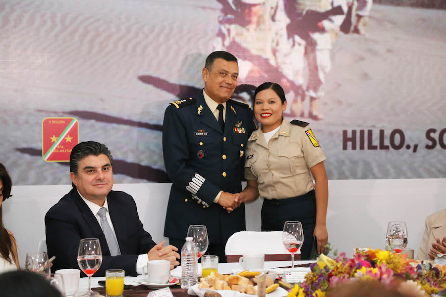 Reconoce Secretario de Gobierno al Ejército Mexicano