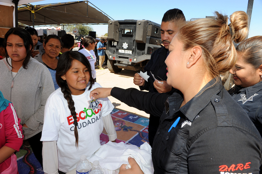 Realiza SSP Feria por la Seguridad Escudo Ciudadano en la colonia Altares