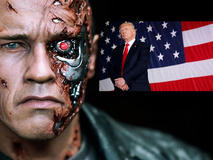 Terminator viajará a 2019 para sacar a Trump de la cárcel