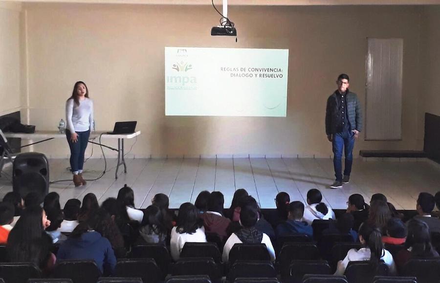 Promueve IMPA la sana convivencia entre alumnos de secundaria