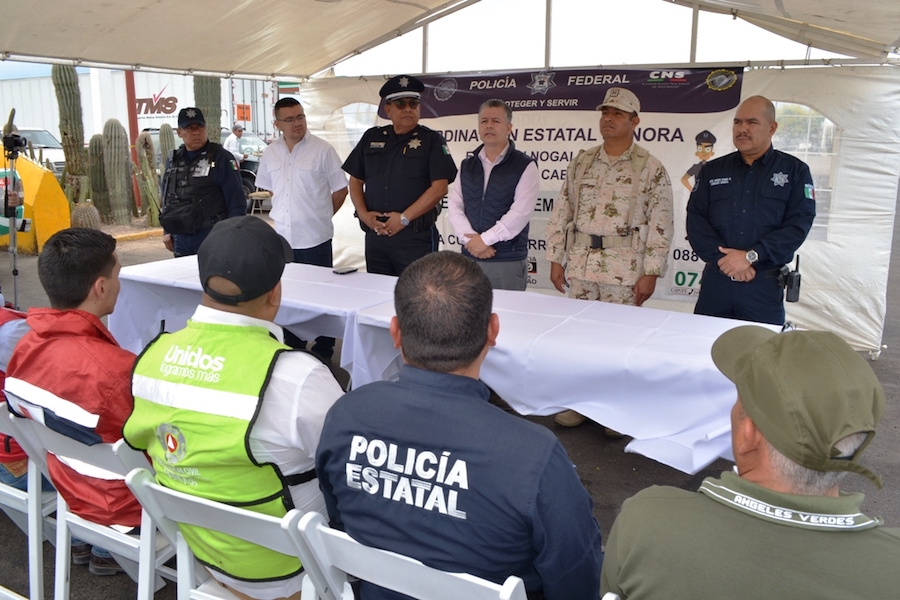 Arranca Policía Federal operativo de seguridad por semana santa en Caborca
