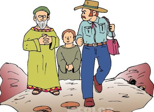 El sabio, su alumno y el terrateniente