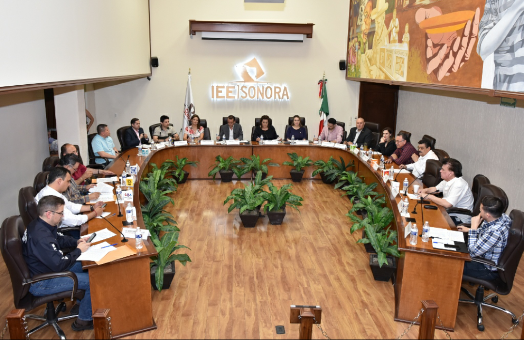 Celebra Consejo General del IEE Sonora sesión ordinaria
